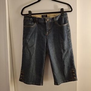 Sonoma Women's Classic Blue Denim Cropped Jeans